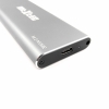 Bild 6: MTXtec externes NVME Case Alu-Gehäuse 2 Port USB u. USB C 3.1 für m.2 SSD NVMe Schnittstelle, silber