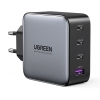 Bild 1: UGREEN Nexode 100W Ladegerät GaN USB-C Netzteil 4 Port GaN Charger PD, schwarz