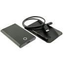 ICY BOX externes Alu-Gehäuse mit USB 3.0 Anschluss für 2,5 Zoll HDD Festplatten SATA, schwarz