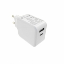 MTXtec USB-C Netzteil Power Charger 30W Steckernetzteil Schnellladegerät EU Wallplug weiss