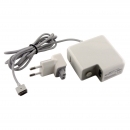 MTXtec Netzteil, 16.5V, 3.65A, weiss für APPLE MacBook 13'' MA472F/A, 60W, Magsafe 2