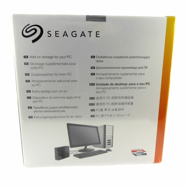 Seagate Expansion schwarz, 3.0 4 TB, USB 3.5 Zoll Festplatte, externe Desktop
